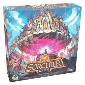 New Druid City Games Sorcerer City Board Game Building Strategy Deck Game Sealed
